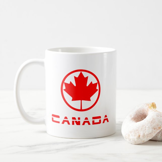 Kanada Kaffeetasse (Mit Donut)