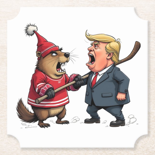 Kanada kämpft Trump Untersetzer (Vorderseite)