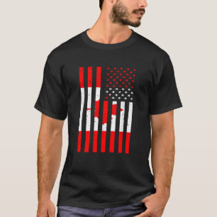 Kanada Kanada USA Fahne Männer Frauen Kind T-Shirt