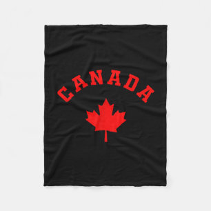 Kanada kanadische Flagge Ahornblatt Wandern Skifah Fleecedecke