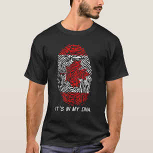 Kanada Kanadische Flagge Es ist in meiner DNA T-Shirt