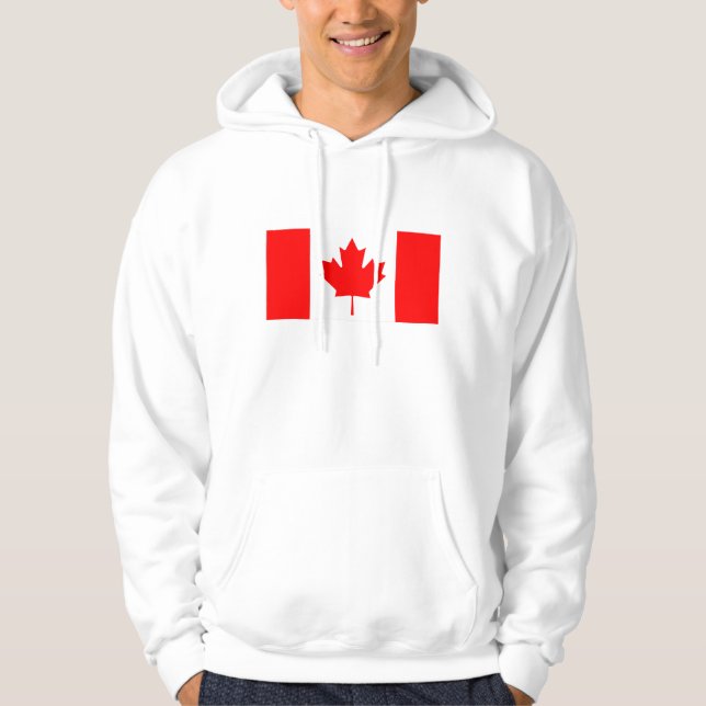 Kanada - Kanadische Flagge Hoodie (Vorderseite)
