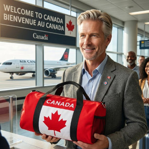 KANADA. Kanadische Flagge. Patriotisch. Duffle Bag