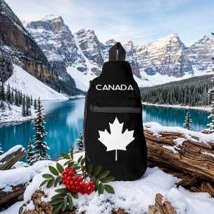 KANADA. Kanadische Flagge. Patriotische Umhängetas Crossbody Bag