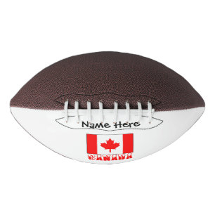 Kanada Kanadische Flagge Personalisiert Football