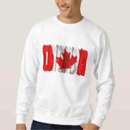 KANADA Kanadische Flagge Text Sweatshirt
