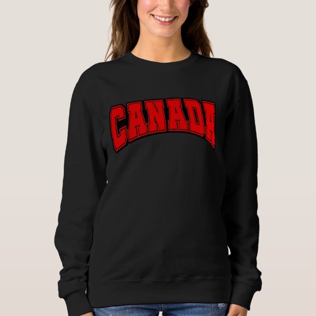 Kanada Kanadischer Stolz  3 Sweatshirt (Vorderseite)