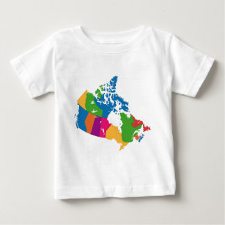 Kanada-Karte Baby T-shirt