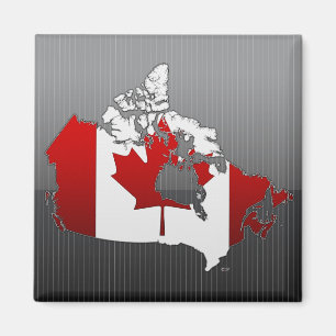 Kanada: Karte Magnet