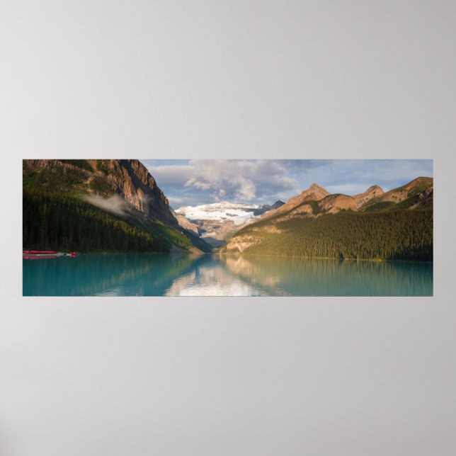 Kanada - Lake Louise Panorama-Poster Poster (Vorne)