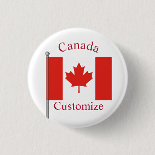 Kanada Länderflagge Thunder_Cove Button
