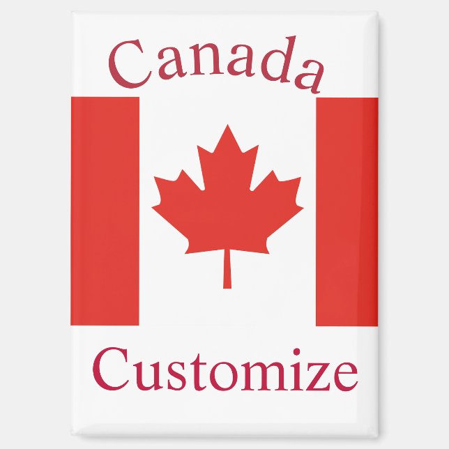 Kanada Länderflagge Thunder_Cove Magnet (Vorderseite)