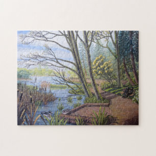 Kanada Landschaft Puzzle Lost Lagoon Puzzle