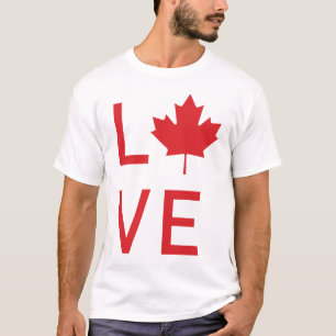 Kanada Liebe Design mit kanadischem Ahornleaf T-Shirt