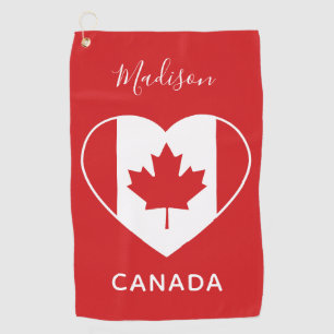 KANADA-Liebe-Name-Golftuch Golfhandtuch