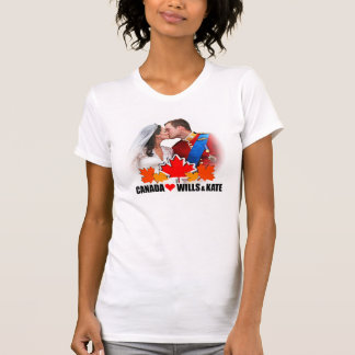 Kanada-Liebe-Prinz William u. Kate Middleton Shirt