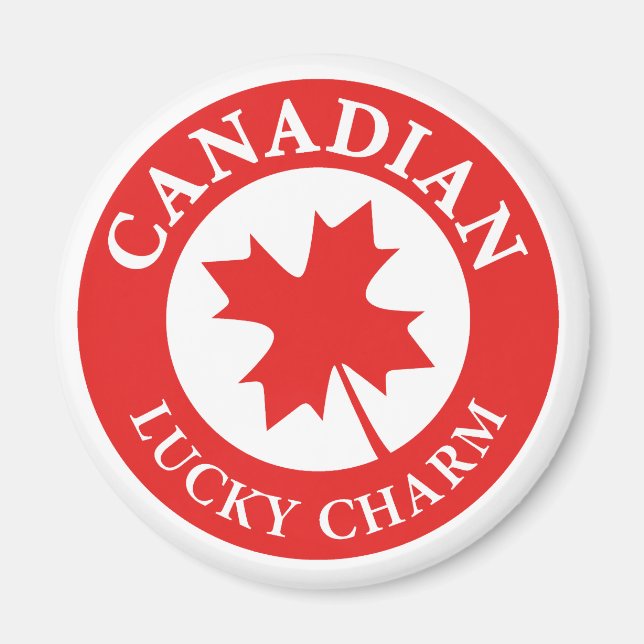 Kanada Lucky Charm Luck ED_. Reihen Magnet (Vorne)