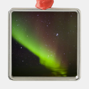 Kanada, Manitoba, Churchill. Aurora Borealis Silbernes Ornament