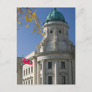 KANADA, Manitoba, Winnipeg: Das Gerichtsgebäude, Postkarte