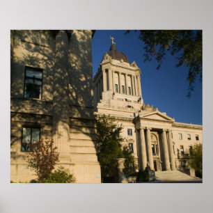 Kanada, Manitoba, Winnipeg: Manitoba Legislative Poster