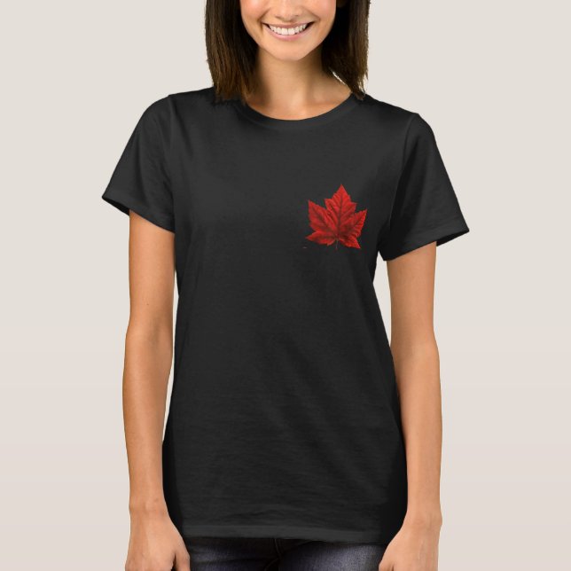 Kanada Maple Leaf Hoodie Women's Canada Hoodie T-Shirt (Vorderseite)