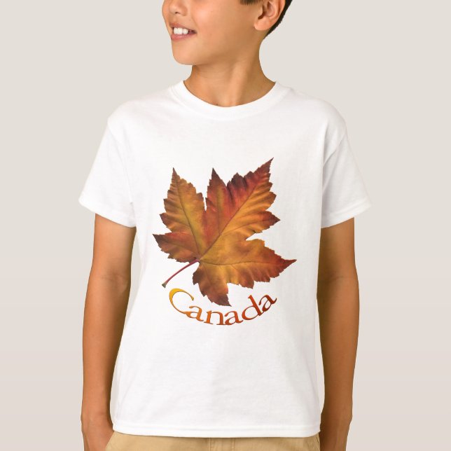 Kanada Maple Leaf Kid's Canada Sweatshirt Souvenir T-Shirt (Vorderseite)