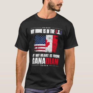 Kanada meine Zuhause ist in den USA, aber mein Her T-Shirt