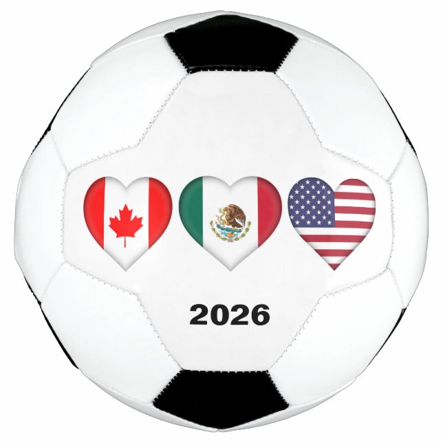 Kanada Mexiko USA Gastgeber Fußballturnier 2026 Fußball (Vorderseite)