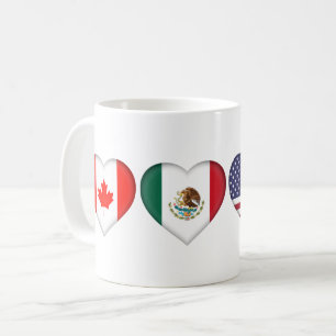 Kanada Mexiko USA Gastgeber Fußballturnier 2026 Kaffeetasse
