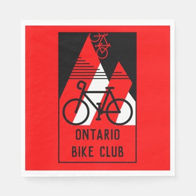 Kanada mit dem Fahrrad Serviette (Vorderseite)