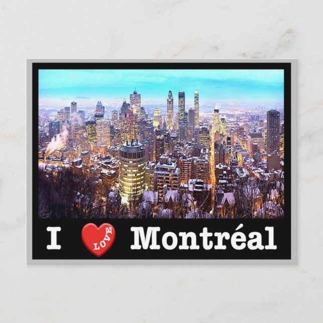 Kanada - Montréal - I Liebe - Postkarte (Vorderseite)