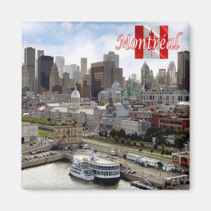 Kanada - MONTREAL Panorama - Kühlschrank Magnet