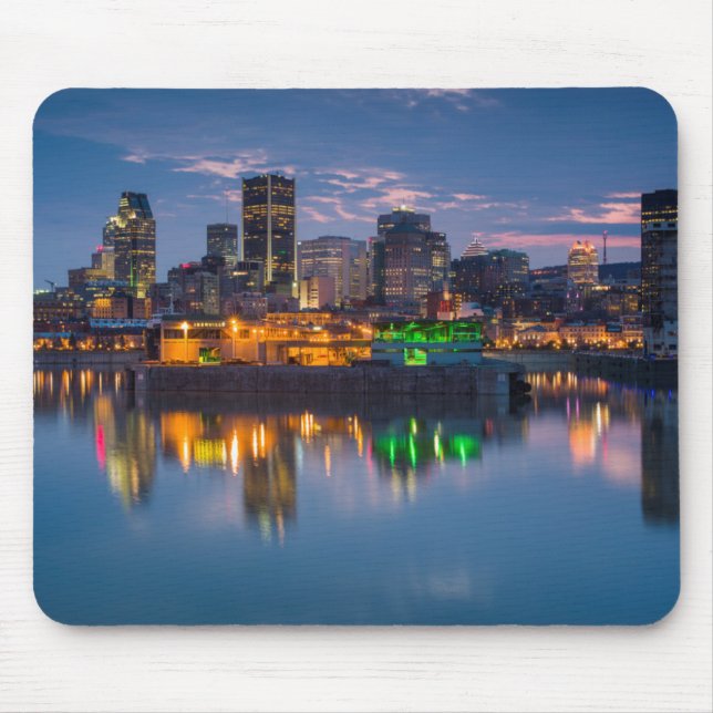 Kanada, Montreal, Skyline und alter Hafen Mousepad (Vorne)