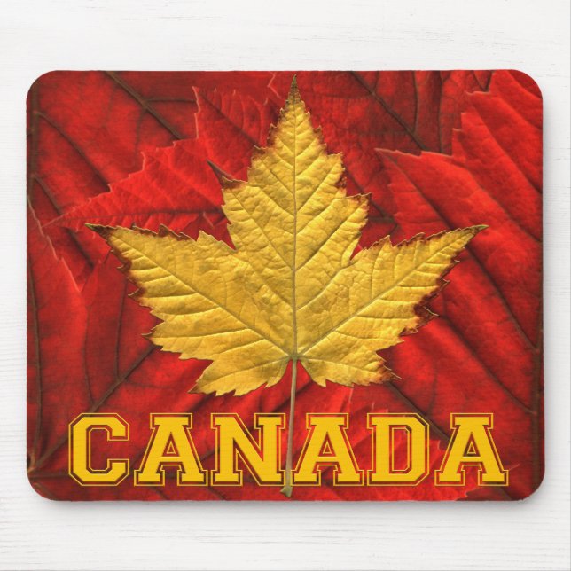 Kanada Mousepad Canada Maple Leaf Mousepad Geschen (Vorne)