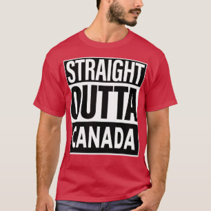 Kanada Name Straight Outta Canada T-Shirt