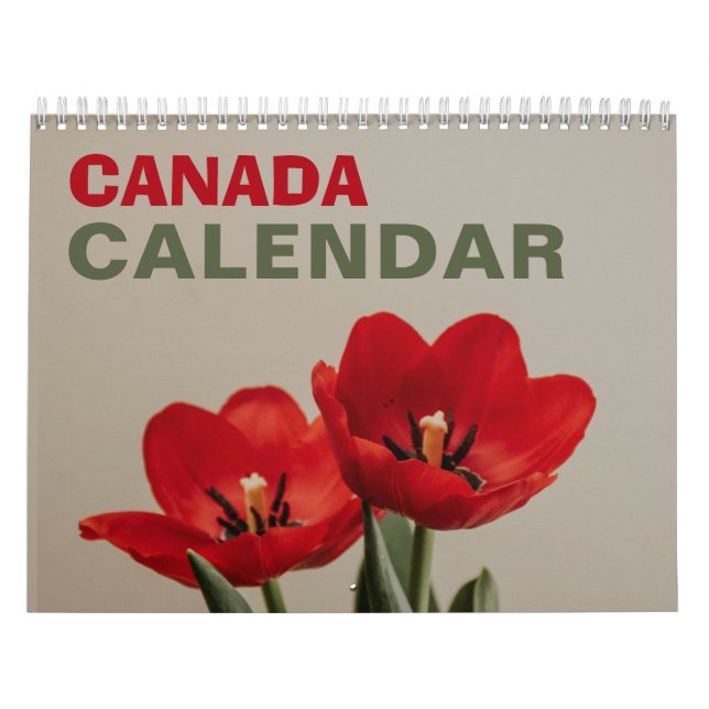 Kanada Nature Wall Calendar 2026 Kanadische Ferien Kalender (Titelbild)