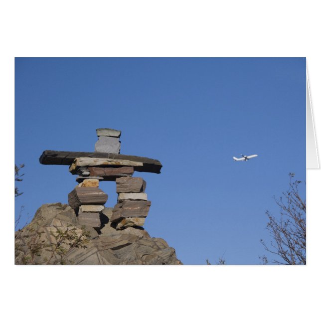 Kanada, Neufundland, St. John's. Inukshuk (Vorderseite (Horizontal))
