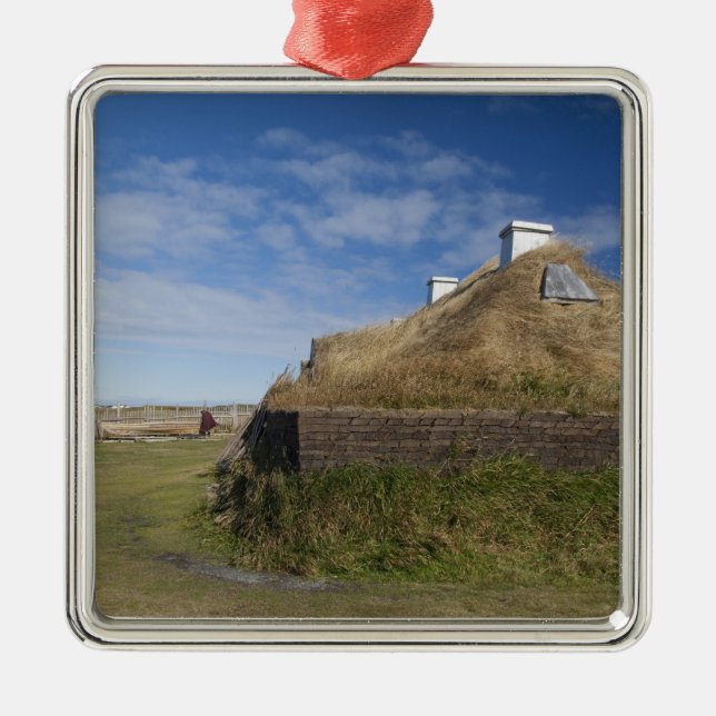 Kanada, Neufundland und Labrador, L'Anse Aux 4 Ornament Aus Metall (Vorne)