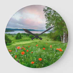 Kanada, New Brunswick, , 3 Große Wanduhr