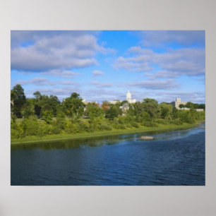 Kanada, New Brunswick, Fredericton, Stadtansicht Poster