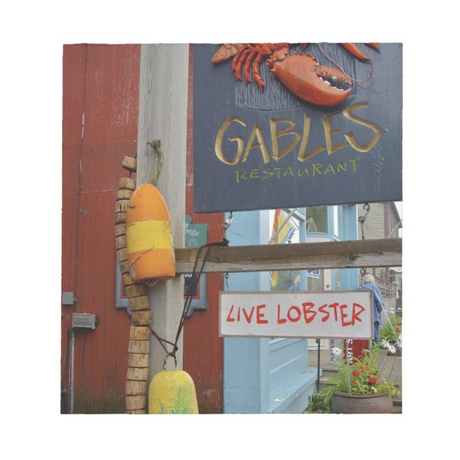 Kanada, New Brunswick, St Andrews. Bunt Notizblock (Vorderseite)