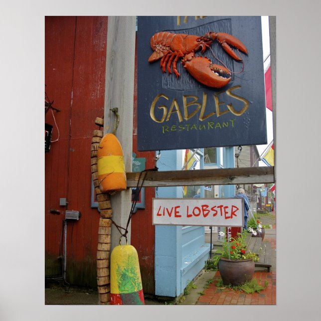 Kanada, New Brunswick, St Andrews. Bunt Poster (Vorne)