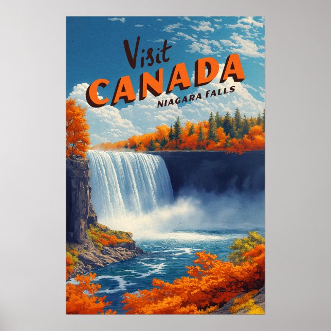 Kanada Niagara Falls Reiseplakat Poster (Vorne)