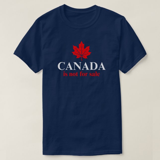 Kanada nicht zum Verkauf Red White T-Shirt (Design vorne)