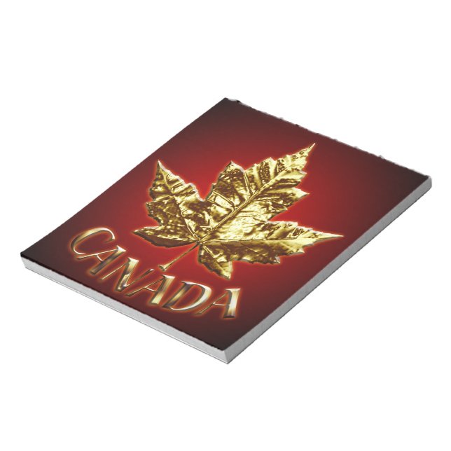 Kanada Notepad Gold Medaille Kanada Souvenir Notep Notizblock (Rotiert)