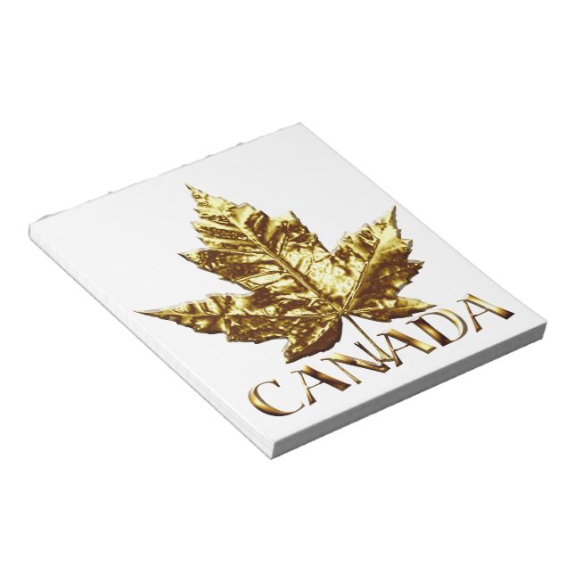 Kanada Notepad Gold Medaille Kanada Souvenir Notep Notizblock (angewinkelt)