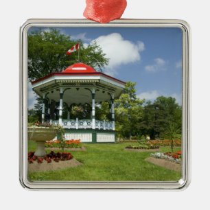 Kanada, Nova Scotia, Halifax, öffentliche Gärten. Silbernes Ornament
