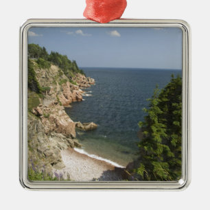Kanada, Nova Scotia, Kapbreton Island, Cabot Ornament Aus Metall