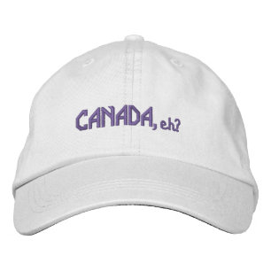 KANADA, oder? Bestickter Look Bestickte Baseballkappe