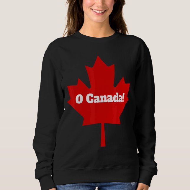 Kanada oder Kanada Kanadischer Pride Maple Leaf Na Sweatshirt (Vorderseite)